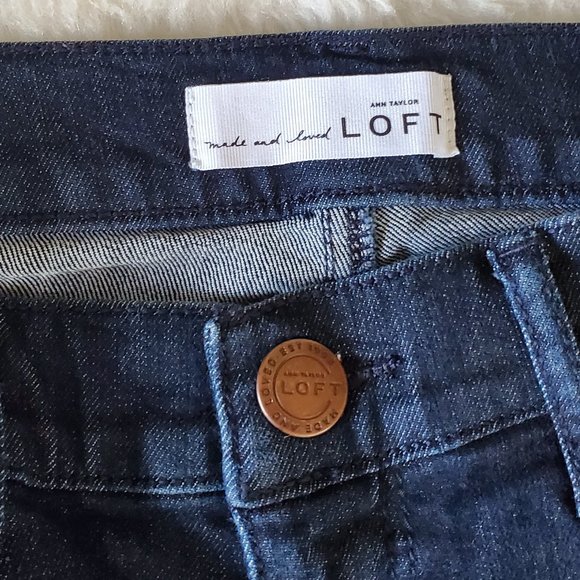 LOFT Women's Modern Kick Crop jean - Picture 4 of 4